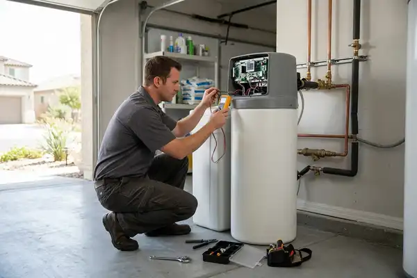 Water softener repair and diagnostic service in Henderson NV. Control valve inspection and electrical diagnostics